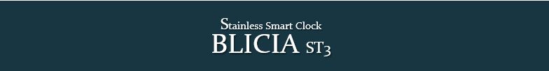 ハイブランドな高級感のある高級ブランド壁掛け時計 BLICIA ST3 タイトル