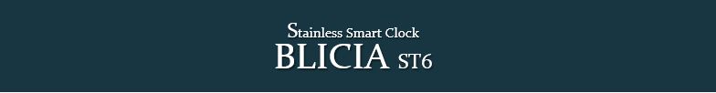 ハイブランドな高級感のある高級ブランド壁掛け時計 BLICIA ST6 タイトル