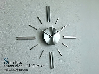かっこいいデザイナーズ壁掛け時計 高級ブランド BLICIA お客様の声ST8