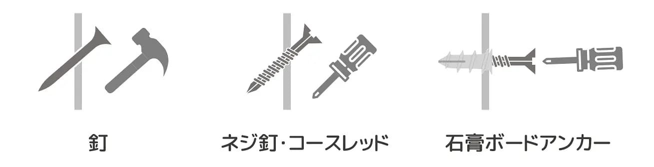 デザイナーズ掛け時計BLICIA取付金具