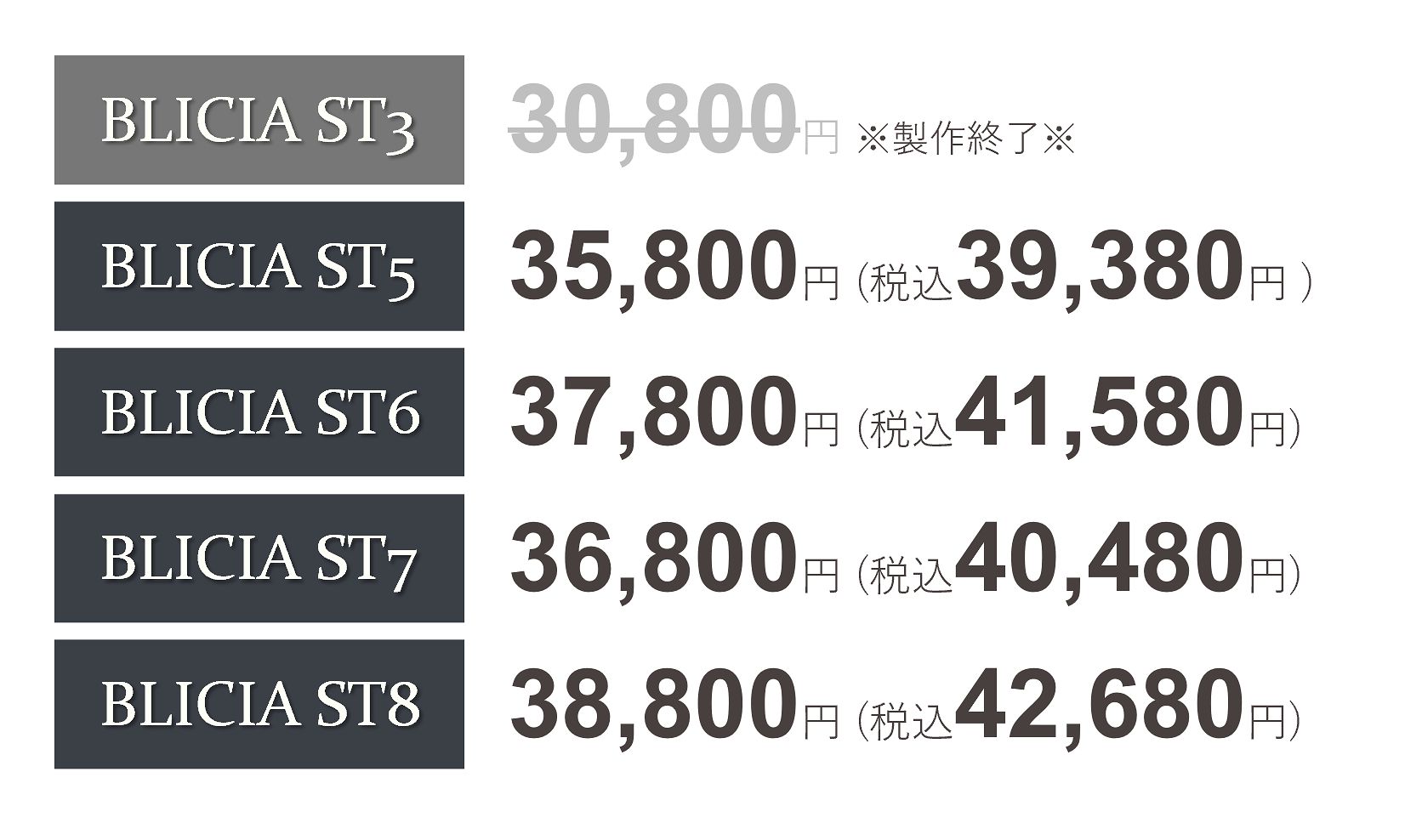 ステンレス製の高級デザイナーズ壁掛け時計でおしゃれなBLICIA商品価格タイトル