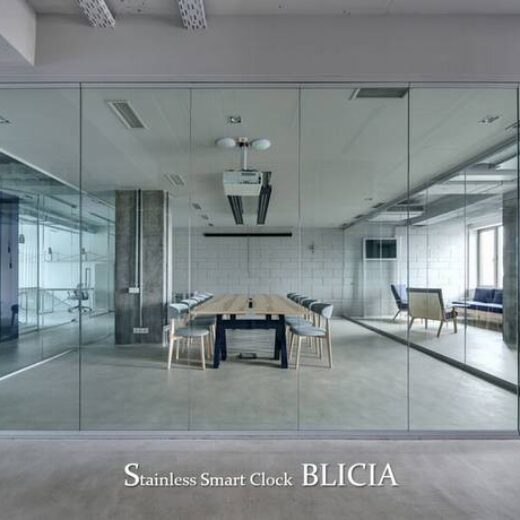 壁掛け時計 北欧 モダン 高級 ステンレス 日本製 BLICIA