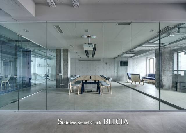 壁掛け時計 北欧 モダン 高級 ステンレス 日本製 BLICIA